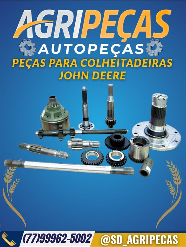 PEÇAS PARA COLHEITADEIRAS JOHN DEERE